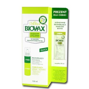 Biovax balsamo bifase senza risciaquo per capelli grassi