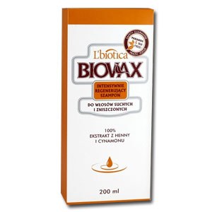 Biovax shampoo ristrutturante per capelli secchi e sfibrati